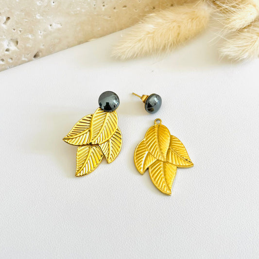 Boucles d'oreilles Feuilles Sao Paulo